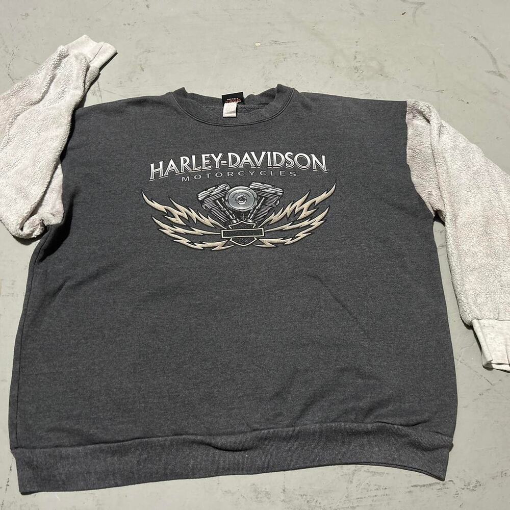 **Vintage Dales Harley Davidson Motorcycles Sweatshirt - Mount Vernon, Illinois